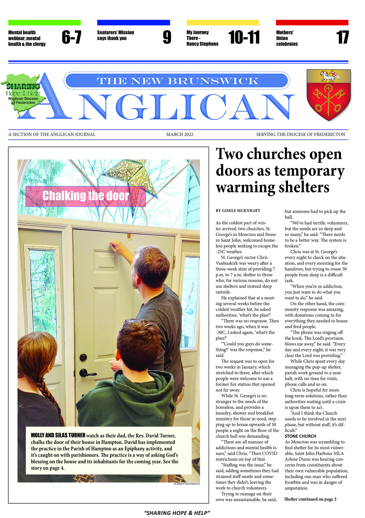 New Brunswick Anglican Issues Anglican Diocese Of Fredericton